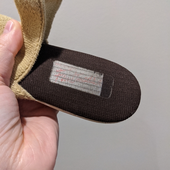 Vintage Yellow Elastic Bandage Sandals - Picture 6 of 8